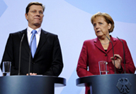 Angela Merkel und Guido Westerwelle